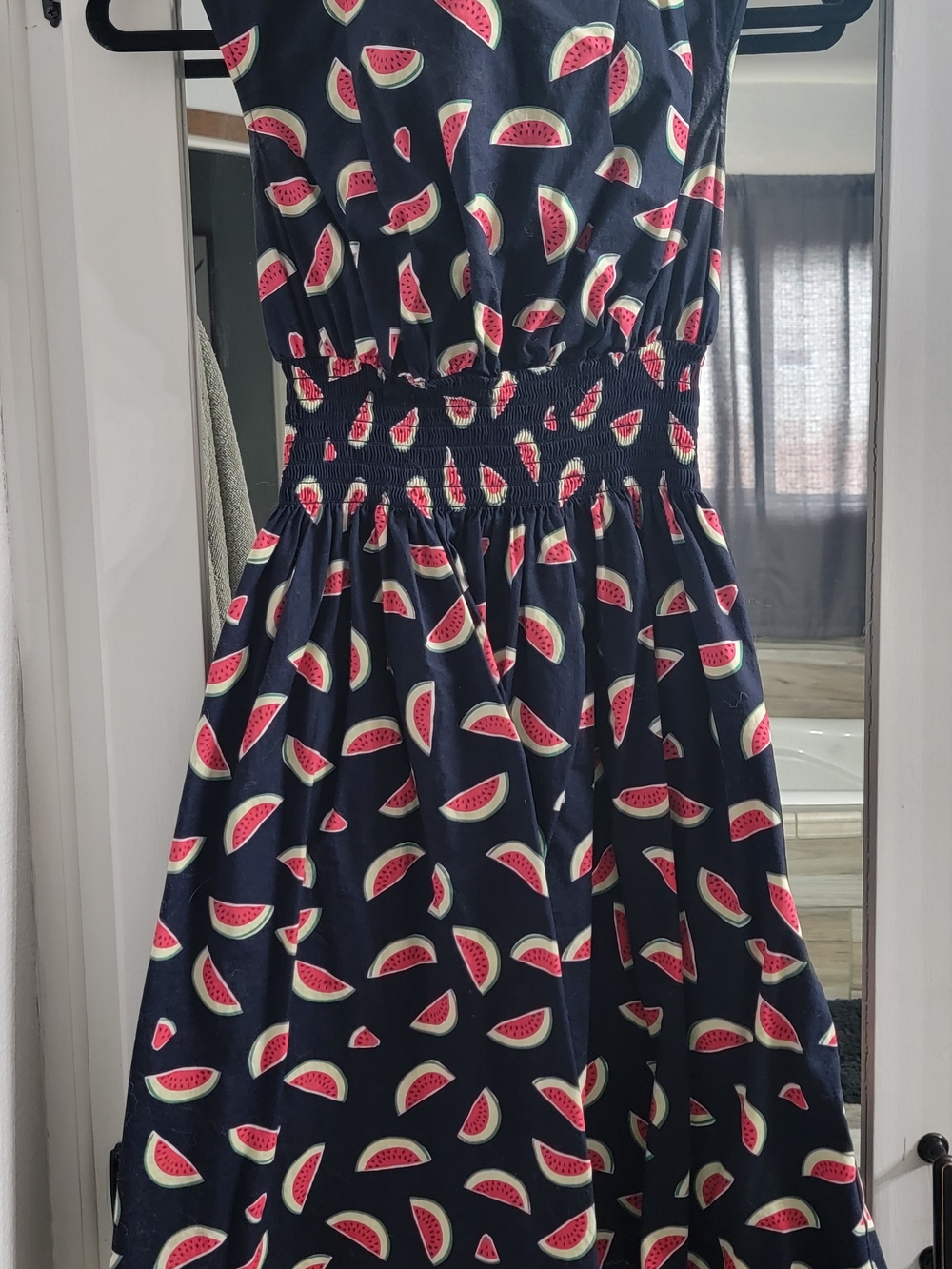 Kate Spade Navy Watermelon Print Sundress